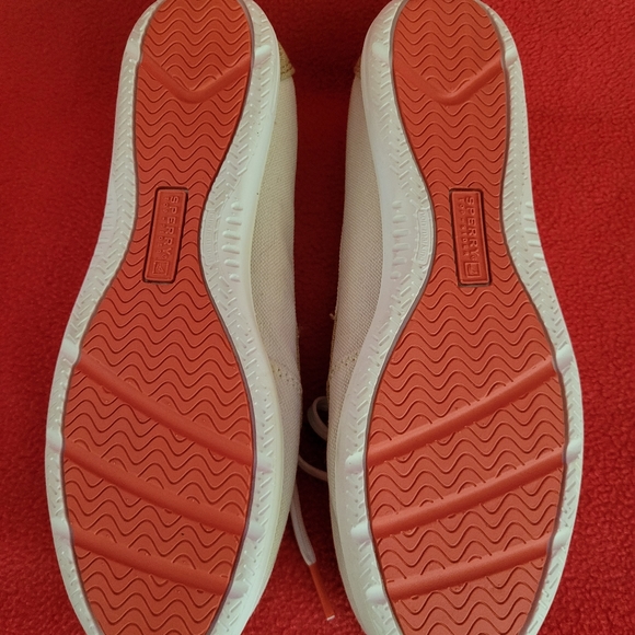 SPERRY Women Maui Island Canvas Boat Shoes Ivory | 6.5 - Picture 6 of 8